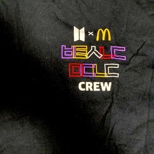 BTS Mcdonald official collaboration shirt